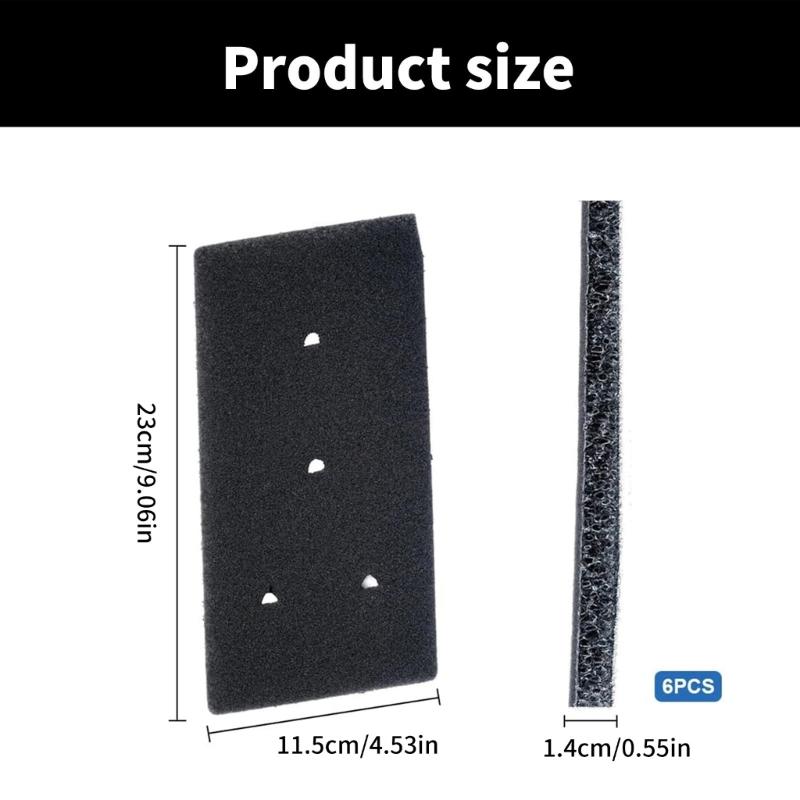 6 Pack Lint Filters Laundry Appliance Part Perfect for Washer Dryer Offering Enhancing Filtration and Easy Installation