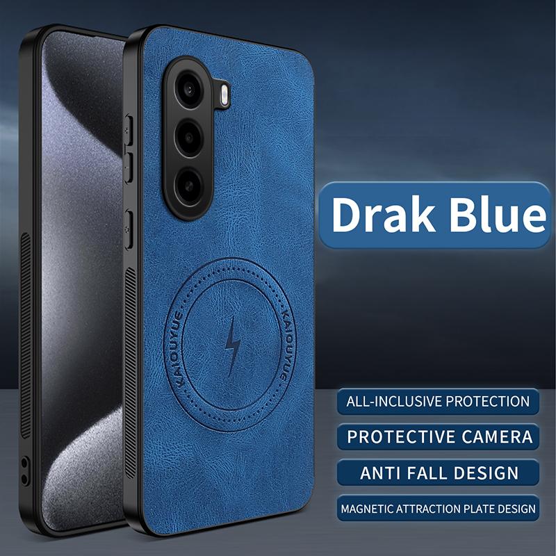 For OnePlus Turbo 6X/OnePlus Turbo 6 Turbo6X Case Simple Stylish Magnetic Suction Luxury Leather Skin-friendly Anti-drop Cover