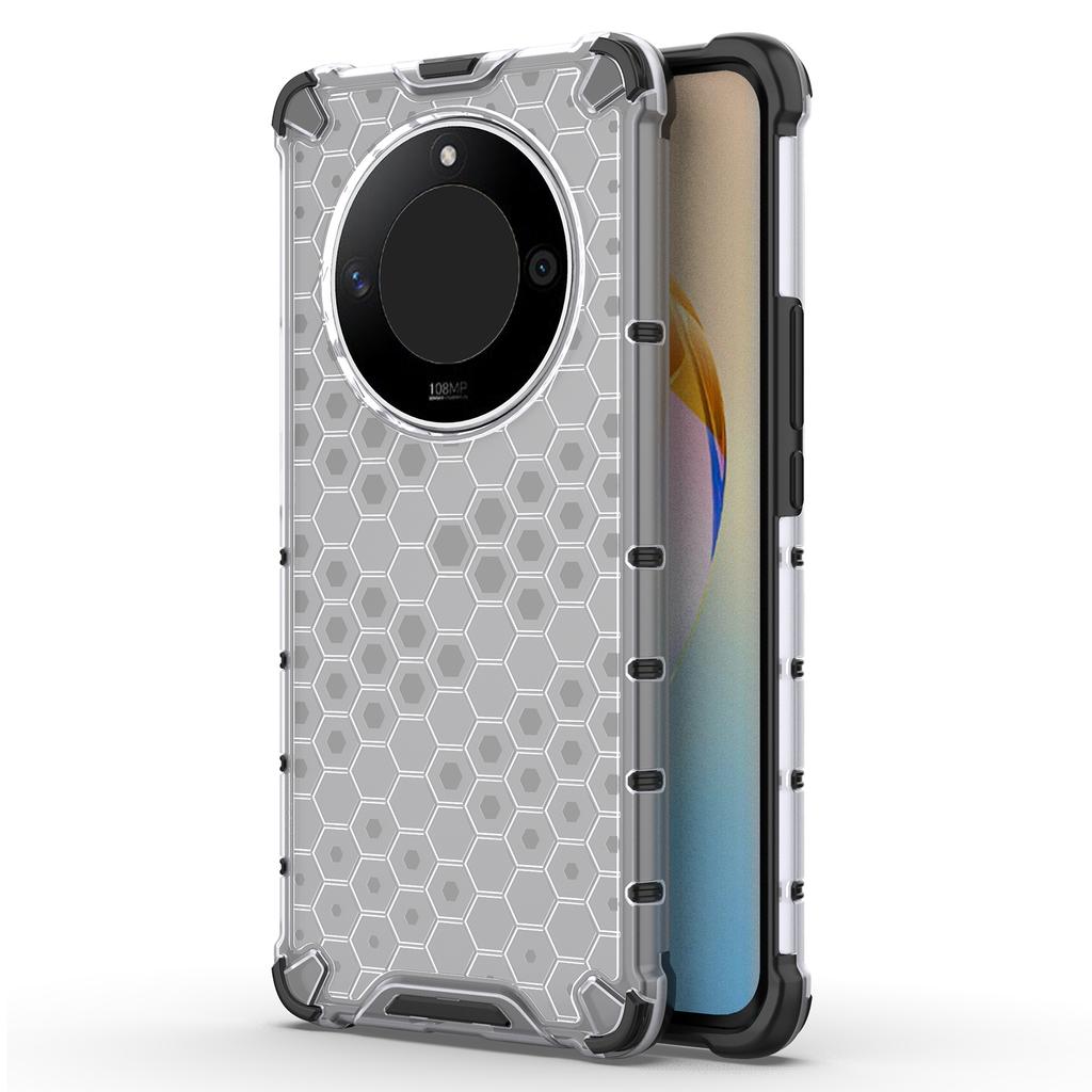 For Honor X50 5G/X9b 5G/Magic6 Lite 5G Case PC+TPU Anti-scratch Phone Shell with Honeycomb Design