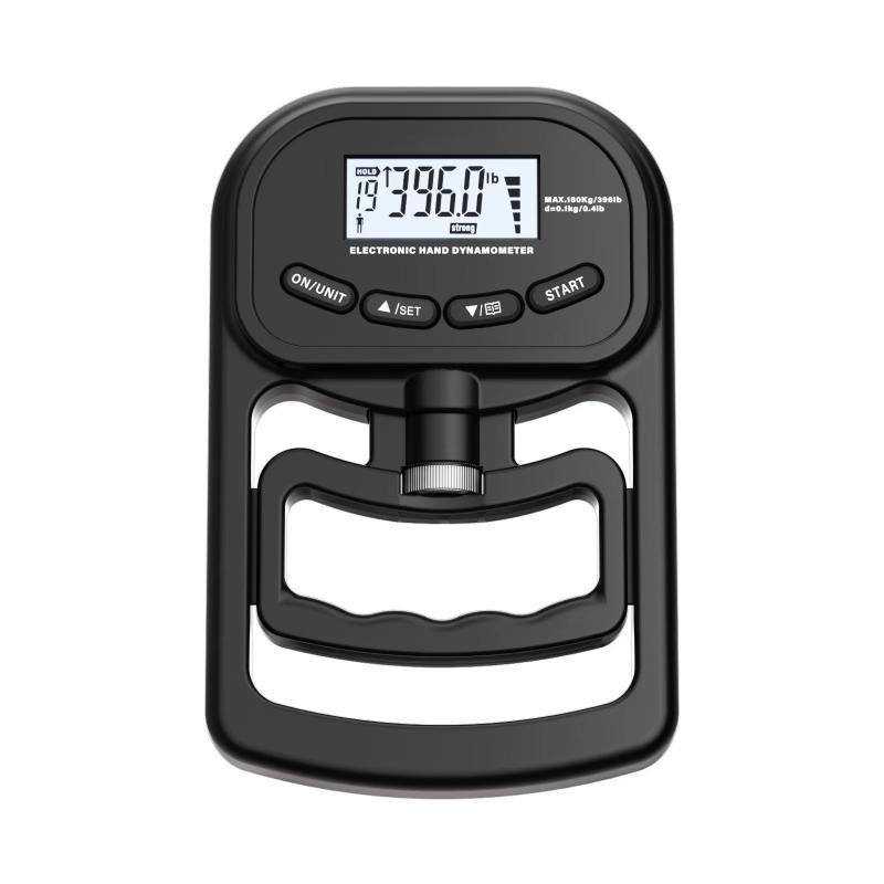 396Lbs/180Kg Digital Hand Grip Strength Tester Adjustable Electronic Grip Dynamometer For Fitness Training