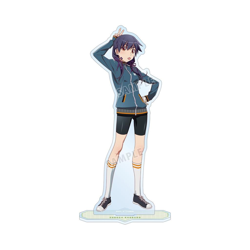 Monogatari Series x STEINS GATE Original Illustration of Kanbaru Suruga Collaboration Big Acrylic Stand Ver.