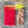 Drawstring Gauze Mesh Bag for Sweet Potatoes - Insect-Proof, Small Fruit Packaging