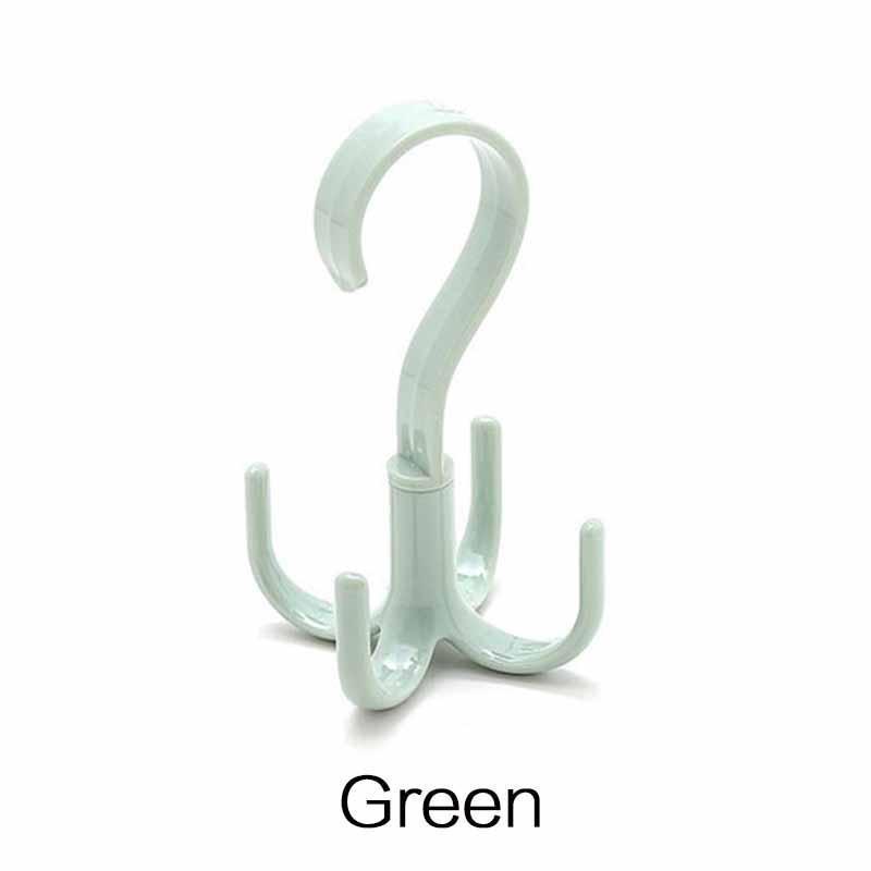 JJYY 1Pcs Home Multifunctional Rotating Shoe Rack Balcony Drying Rack Tie Belt Bag Hook Outdoor Shoe Hat Drying Rack Hook