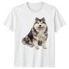 Fluffy Dog TShirt Northern Breed Dog Lover Gift For Him And Her