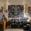 Accnicc Skull Gothic Skeleton Tapestry 60 x 44 Inch