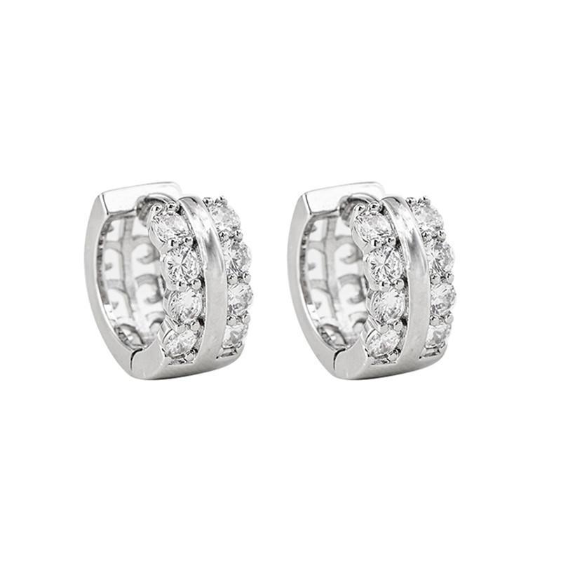Super Sparkly Zircon High-End Versatile Earrings: Luxury, Influencer-Approved, Piercing-Friendly Studs