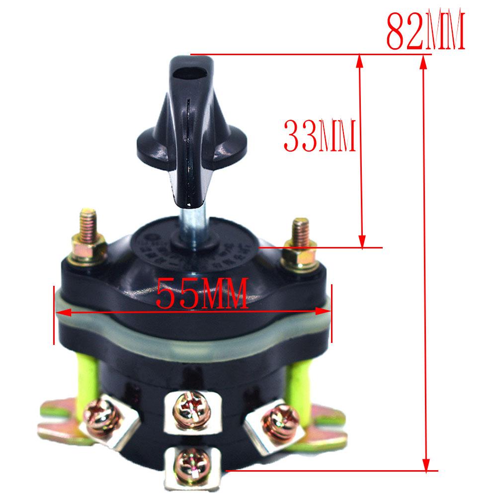 Electric Bike Reversing Switch Scooter Metal Reverse Gear Switch E-Bike 9 Foot Tricycle Metal Reversing Reverse Gear Switch