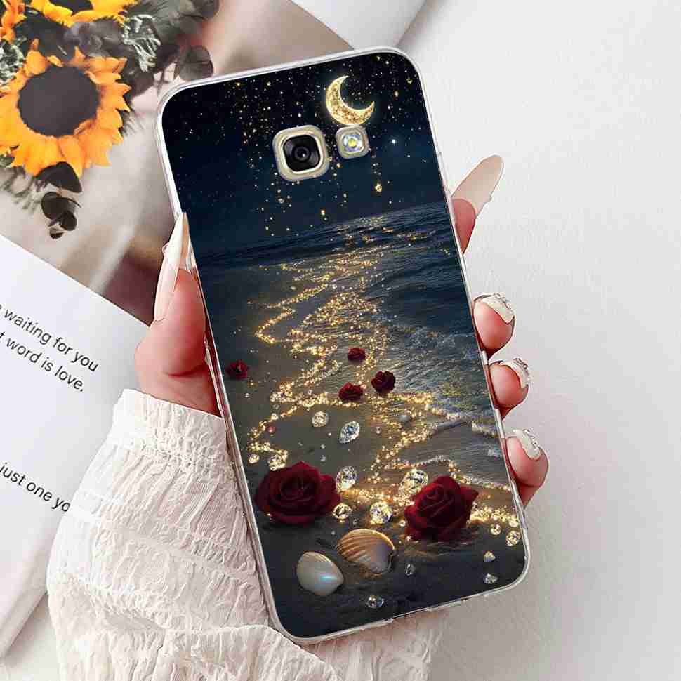 Cute Dsign For Samsung Galaxy A5 2017 Case Cartoon Lucky Koi Soft Silicone TPU Cover For Samsung A5 A5 SM-A520F 5.2" Back Shell