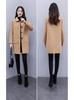 Women's Mid-Length Woolen Coat, Korean Style, Plus Size, Slimming, Age-Reducing, for Spring/Autumn 2026