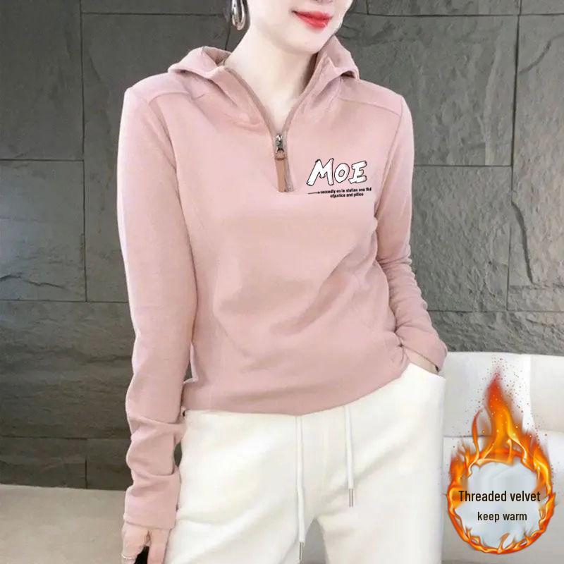 

Женская теплая флисовая худи на молнии Зима 2024 XL (120-135 lbs)