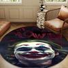 Jo-ker In Green Suit Round Rug for Livingroom,Bedroom, Palyroom, Chair Rug, Area Rug, Circle Carpet, Large Size Decor Fan Christmas Gift