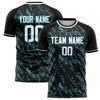 Customized Team Name Number Name Football T-shirt Personalized DIY O Neck Black Sports T Shirts Loose Quick Dry Team Uniform