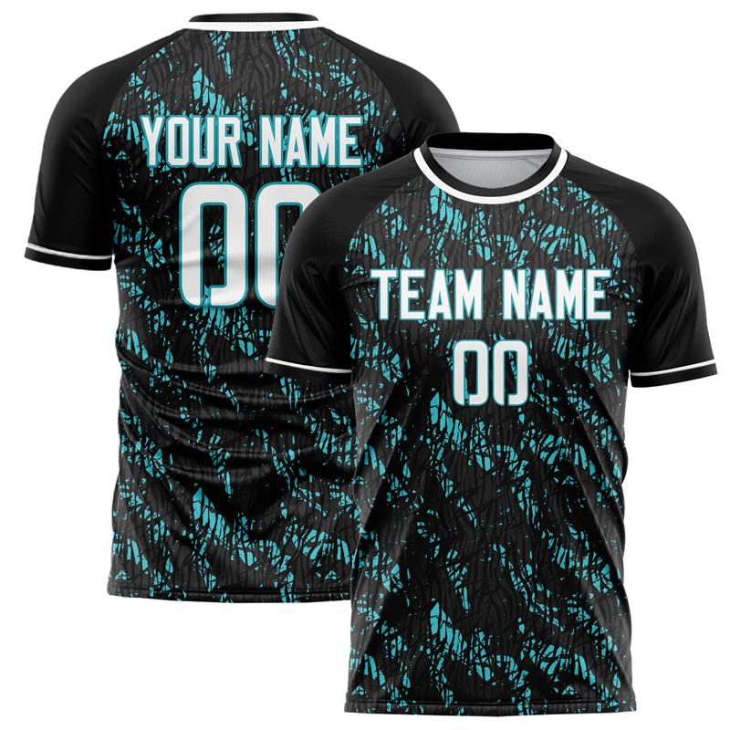 Customized Team Name Number Name Football T-shirt Personalized DIY O Neck Black Sports T Shirts Loose Quick Dry Team Uniform
