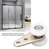 10PCS 23mm Nylon Pulley Stainless Steel Bracket Hanging Wheel Roller for Sliding Door Window White