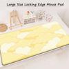 Large Size Pink Mousepad xcm Pastel Clouds Deskmat XXL Kawaii Nonslip Mouse Pad Cute Mice Rugs Extended Gaming Keyboard Mat