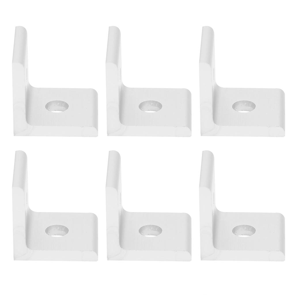10Pcs Aluminum Angle Corner Bracket Fixed L Shape 90 Degrees Connector Industrial Supplies40402 Hole