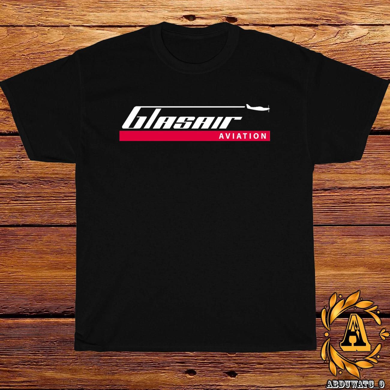 Glasair Aviation Company Old Logo Black/ Grey/ White/ Navy T-Shirt S-5XL XL