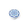 Boutons De Meuble Carreau De Ciment Bleu Bois H.22 X L.39 X P.39 Mm - Lot De 4