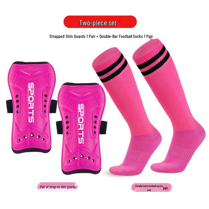 

Football Protection Set: Shin Guards, Straps & Long Socks