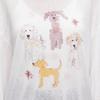 ONLY Women's Lightweight Oversize Long-Sleeve T-Shirt with Cute Pet Print