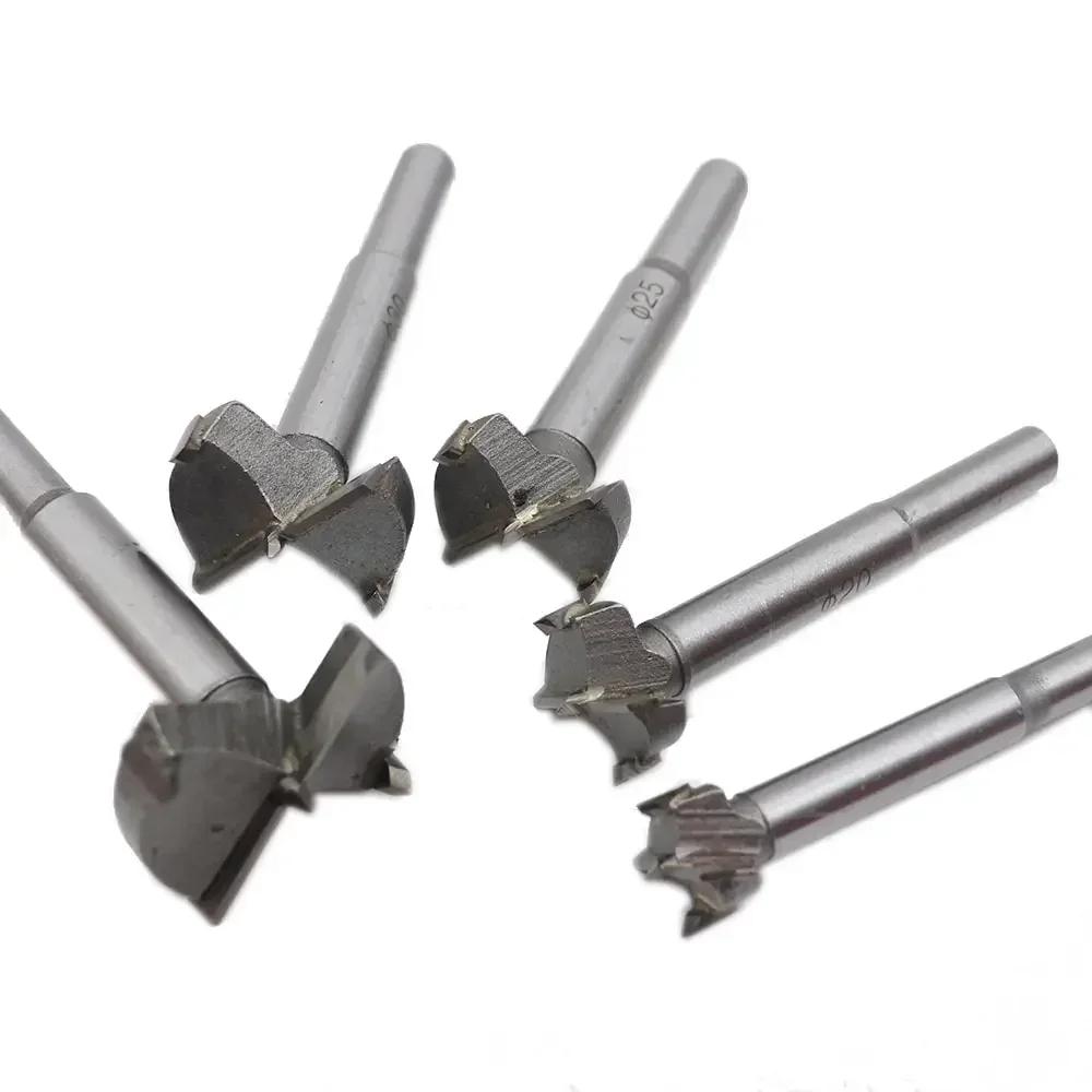 1pc Wood Drill Bit Set - Self-Centering Hole Saw Cutter (15-35mm)