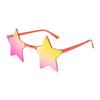 1Pc Star Shaped Solid Color Cosplay Glasses Cool Disco Eyewear For Women Men Fashion Pentagram Sunglasses