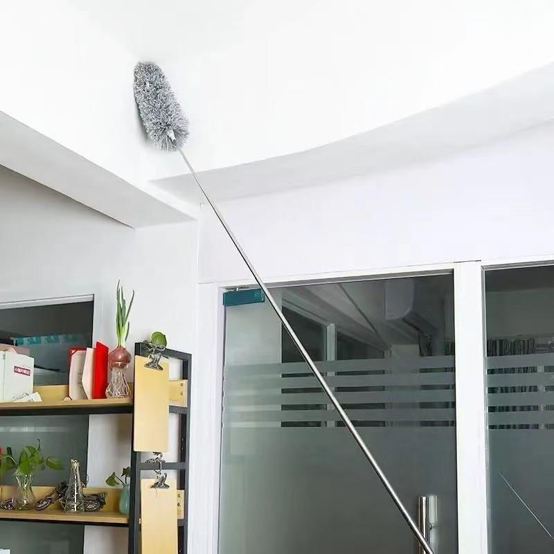 Flexible Dusting Brush With Microfiber Chenille Head Tight Corners Home Office Cleaning Tool