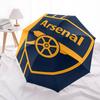 Arsenal pattern, automatic folding umbrella, portable and foldable design, 8 ribs, a Christmas or birthday gift.
