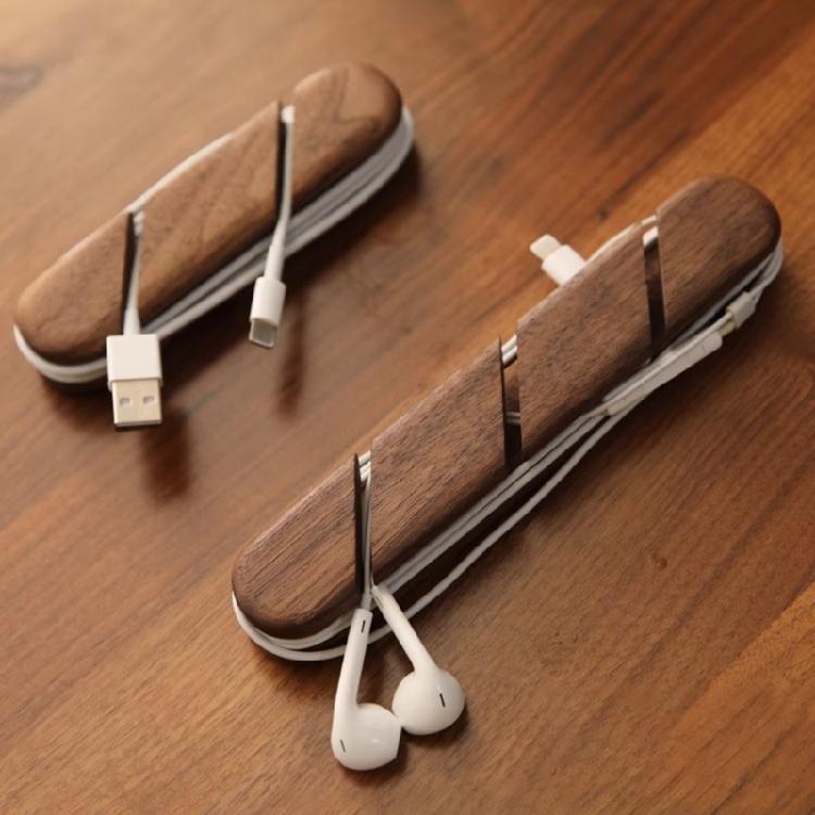 Wood Cable Management Clips Adhesive MultiSlot Organizers for Desk Home Office Auto Slimly Cable Organizers Wire Holders