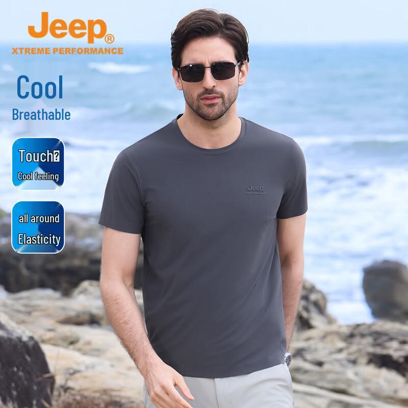JEEP Men s Cooling Short Sleeve T-Shirt 3XL