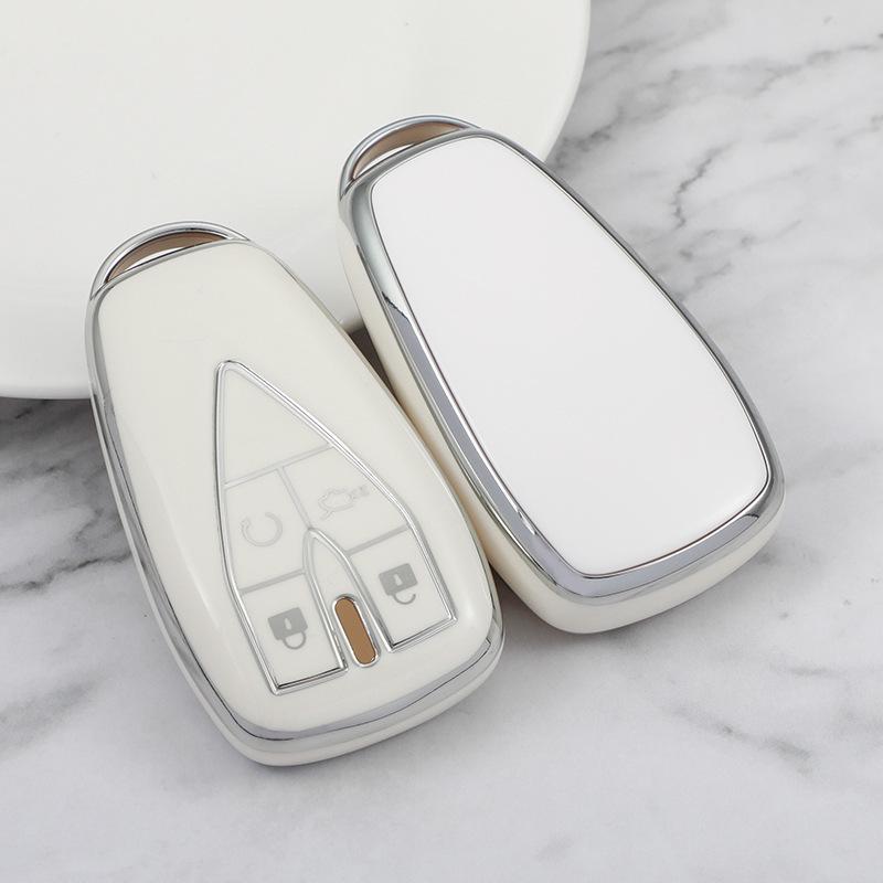 Changan 4-Button Key Case for 2023 Models: CS75 Plus, CS55, Yidong, CS35, Oshan X7