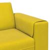 Living Room Sofa Yellow 250 x 77 x 76 cm