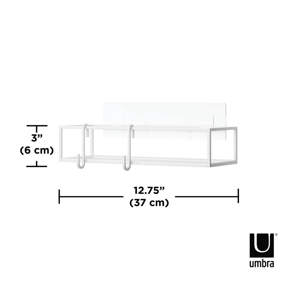 Official Umbra Shower Rack Shampoo Rack Set of CUBIKO 21018615660 Shelf, White, 2,