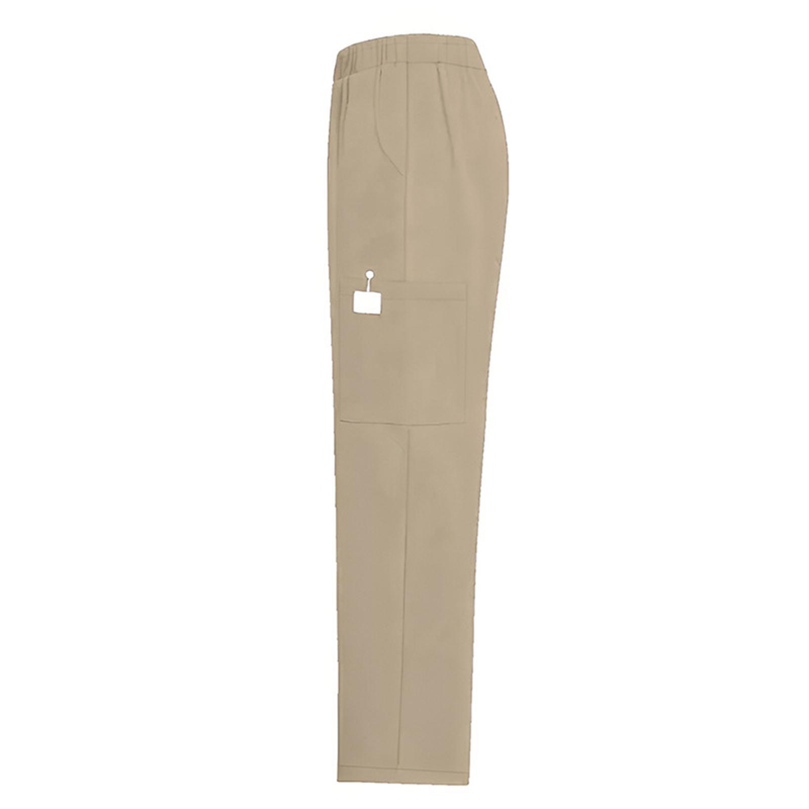 

Women s Loose And Comfortable Long Pants And Workwear Multi-Pocket Pants XL жовтий