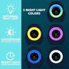 Kids Alarm Clock, Alarm Clock For Kids, Ready To Wake Up Sleep Trainer, Colorful Night Light, Nap Timer
