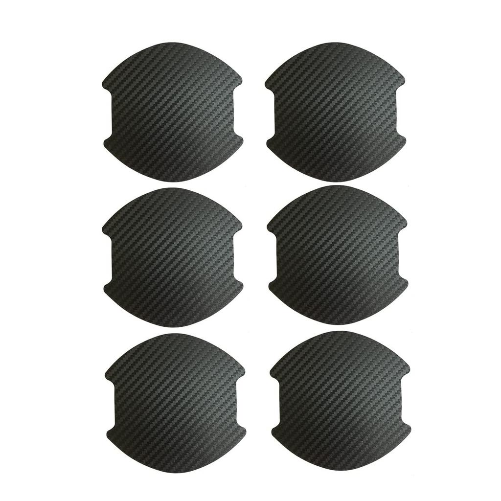 Temiry Car Door Handle Magnetic Door Handle Carbon Fiber Door Handle Pack of 6 Protectors, Protectors, Anti-Scratch, Protectors, Anti-Scratch,