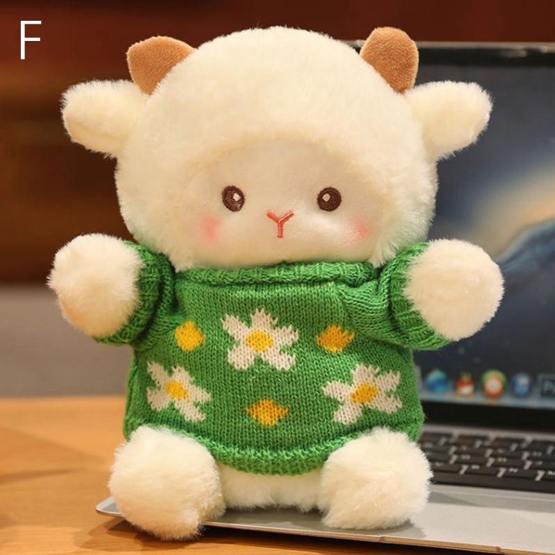 

Милая мультяшная кукла-овца Kawaii Furry Lamb плюшевая игрушка мягкие плюшевые игрушки с одеждой подарки на день рождения для детей