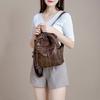 Women's Backpack Purse Multifunctional Retro Shoulder Bag Rucksack with Multiple Pockets