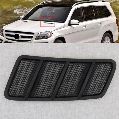1668800105 Upper Front Hood Bonnet Grille Grill Vent Cover Trim Black Fit for Mercedes Benz W166 GL ML 2012 2013-2015 Left ABS