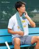 Tabarat Sports Imabari Scarf 20 X 100 Made In Japan 3 Towel, Towel, Gym/Running Buddy, Cm, 100% Cotton, (Light Blue, Count)