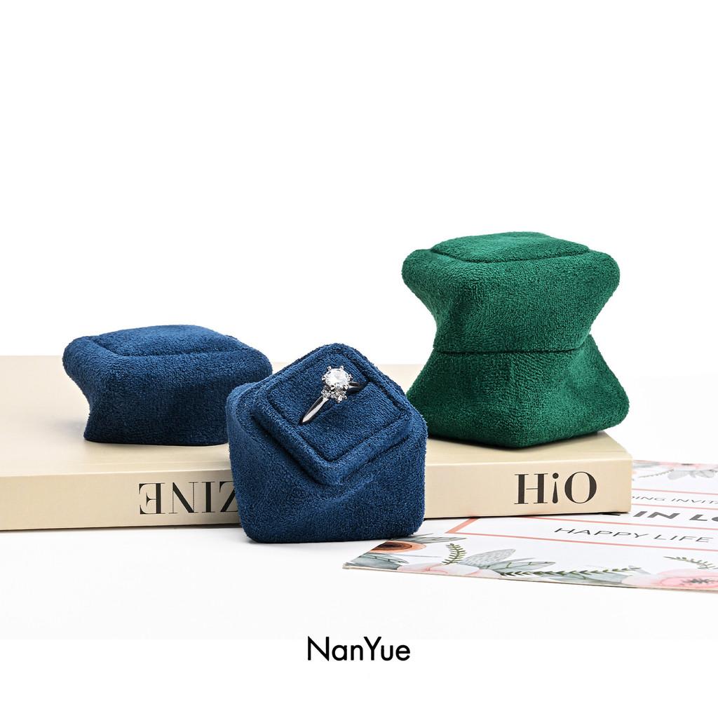 Luxury Jewelry Box With Velvet Interior For Rings And Earrings Storage