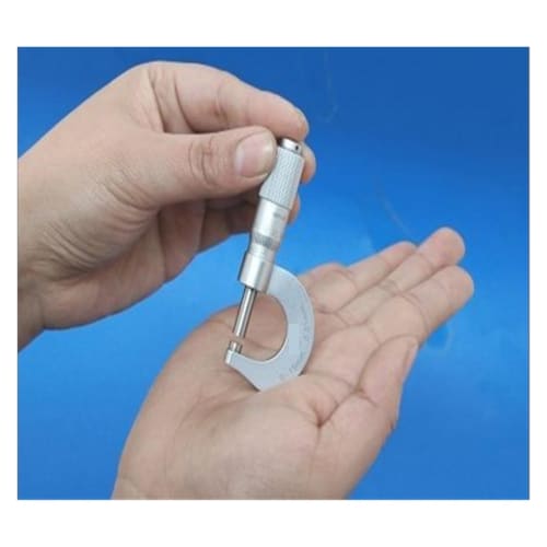 Miniature Outside Micrometer, 0-15mm, 0-0.6 inch, 0.01mm, Easy to Read, Precision Measuring Tool for Work