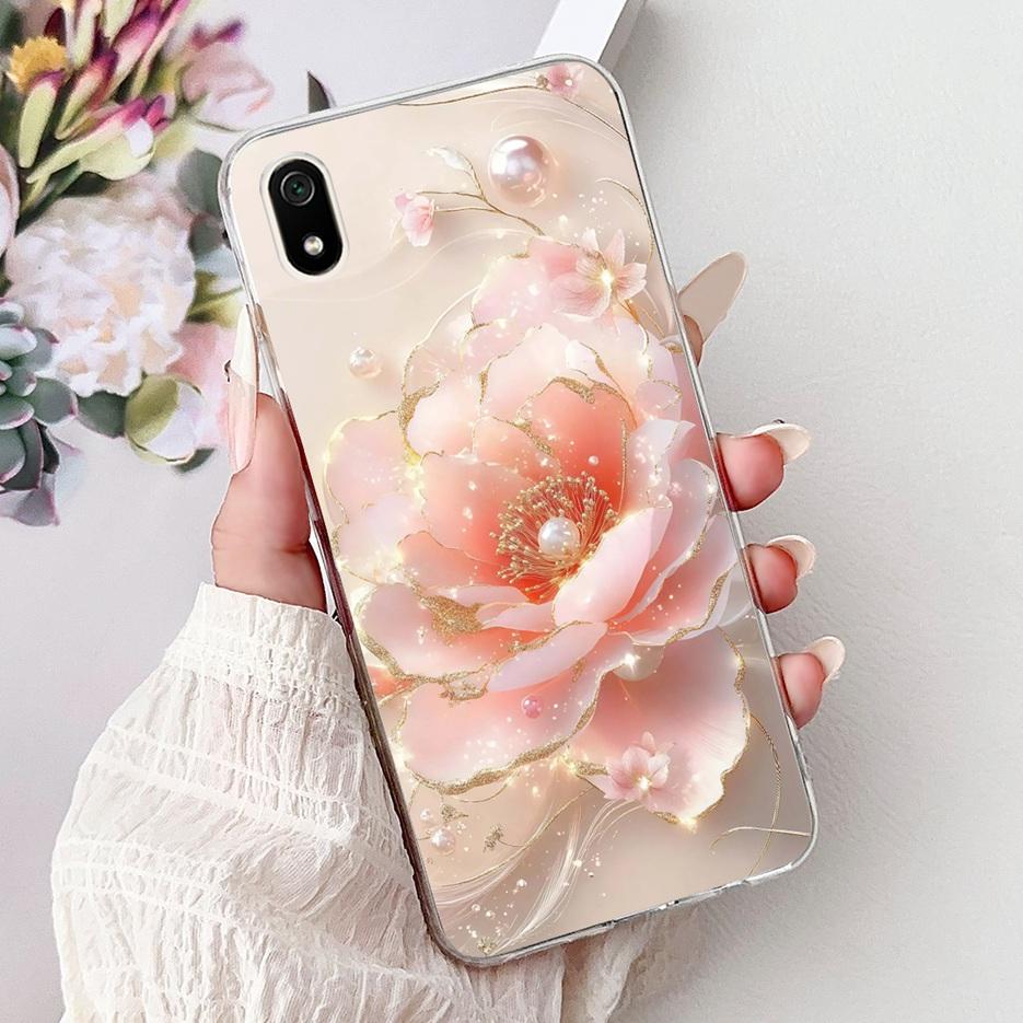 For Xiaomi Redmi 7A Case Redmi7 Luxury Fashion Painted Cover Soft Silicone Phone Case For Xiaomi Redmi 7 7A Redmi7A Fundas Coque