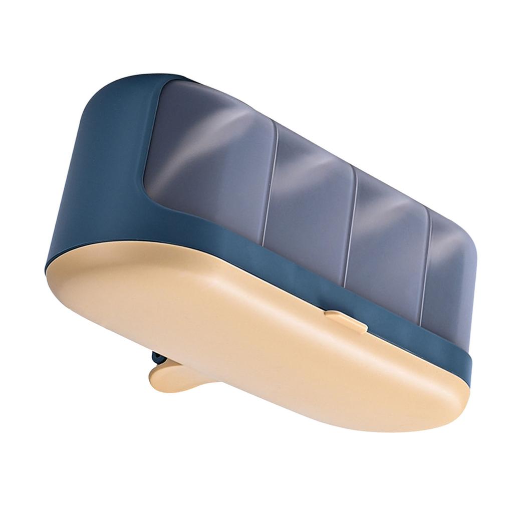 Spice Pot Multi Compartment Divided Jars Storage Fashionable Seasoning Box with Lid for Kitchen