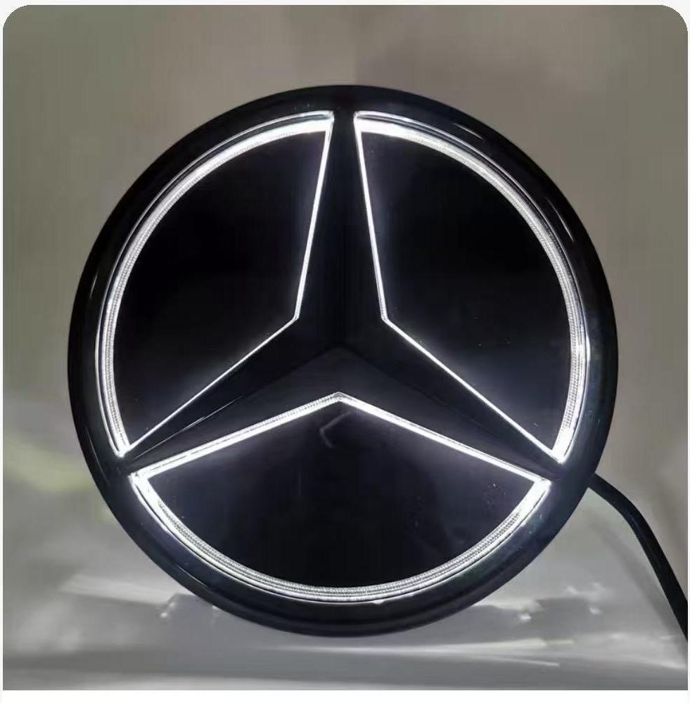 AAA 3D Front Grille Star Emblems Logo Mercedes Benz C W205 A W177 S W217 SL CLA CLS GLA GLB Car Accessories JO1