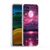 Soft TPU Cover for Samsung Galaxy A25 A23 A22 A52S A31 A72 A73 A17 A07 A13 A11 5G Transparent Phone Case Pink Sunset Mountain