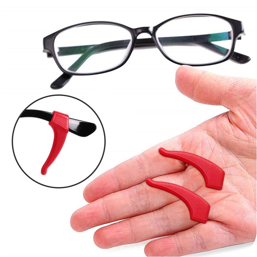 2 Pieces Anti Slip Eyeglass Ear Grip Hook Comfortable for Kids and Adults 