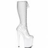 Fashion 26cm Sky-high Above The Knee Shoes Walk Sexy Waterproof Platform Skinny Pole Dance High-heeled Mid-calf Boots Plus Size