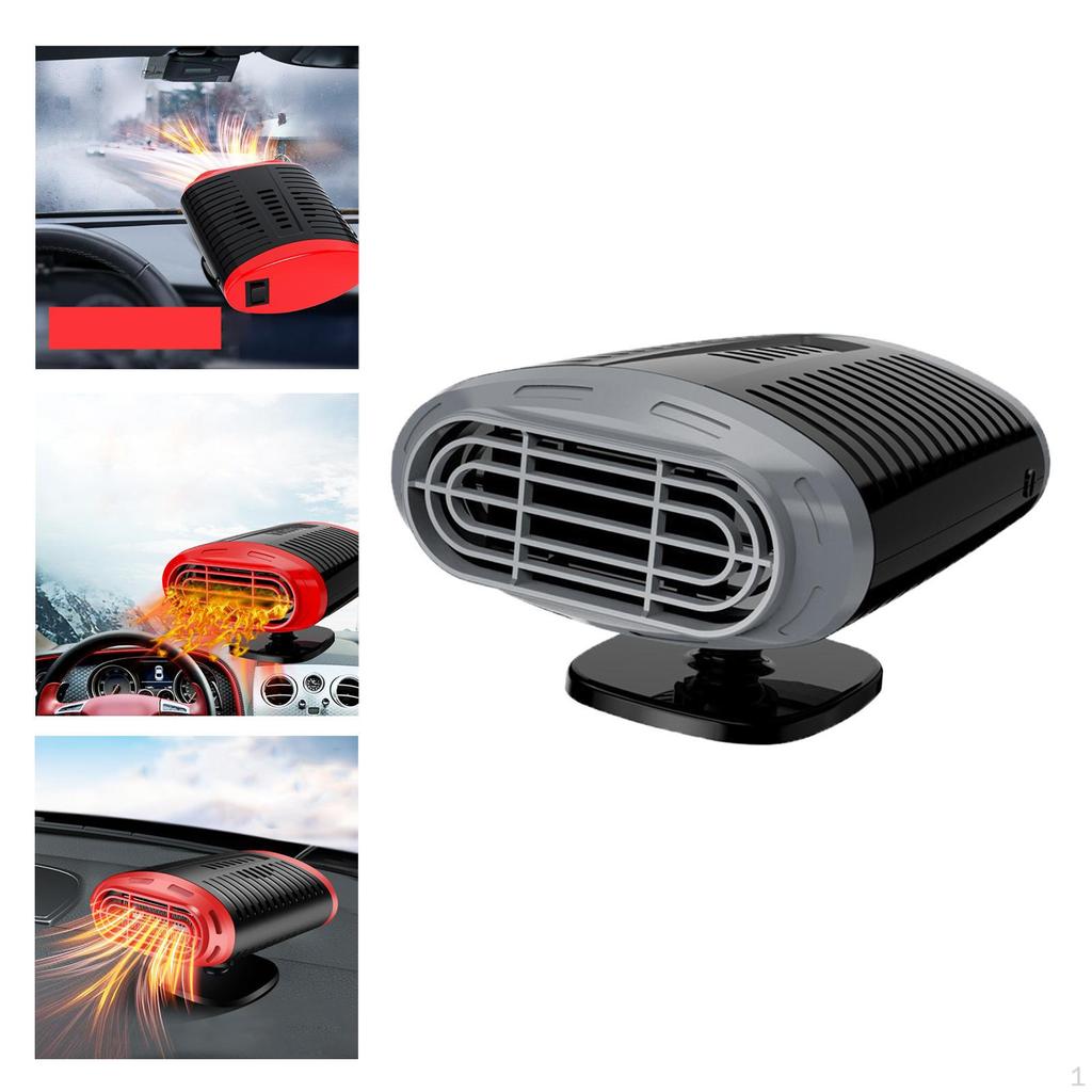 Car Heater 0W Trailer Auto Windshield Truck Demister Defogger Cig Plug Clear Driving Sight Fast