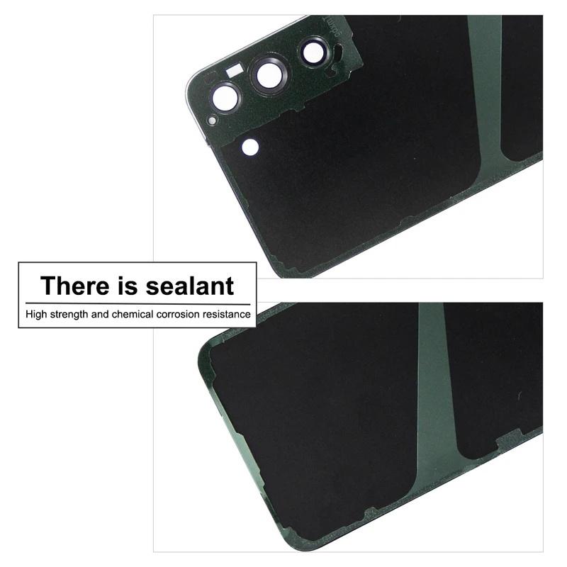 BANERYPAK For Samsung S22 5G SM-S901B Battery Back Cover with Camera Lens Phone Rear Housing Case Replacement Accessory